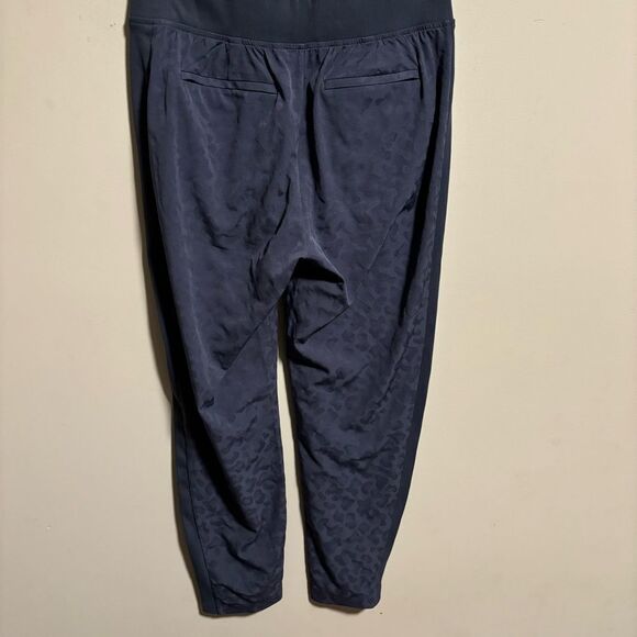 Athleta Brooklyn Textured Ankle Pant Medieval Violet- Size 6 - Picture 6 of 12